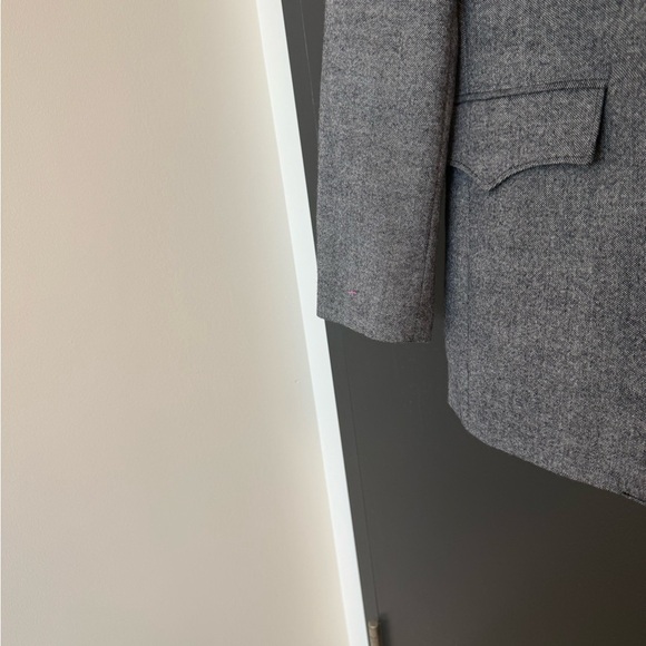Circle S size 44R NWOT western/cowboy Vintage vibes gray blazer western accents - Picture 8 of 16